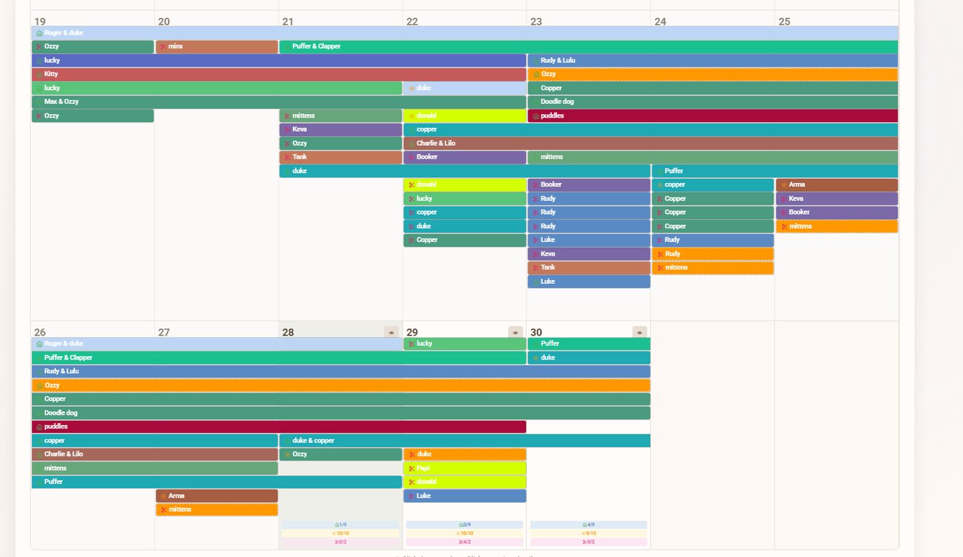 One calendar for every service, instead of a marketplace inbox.